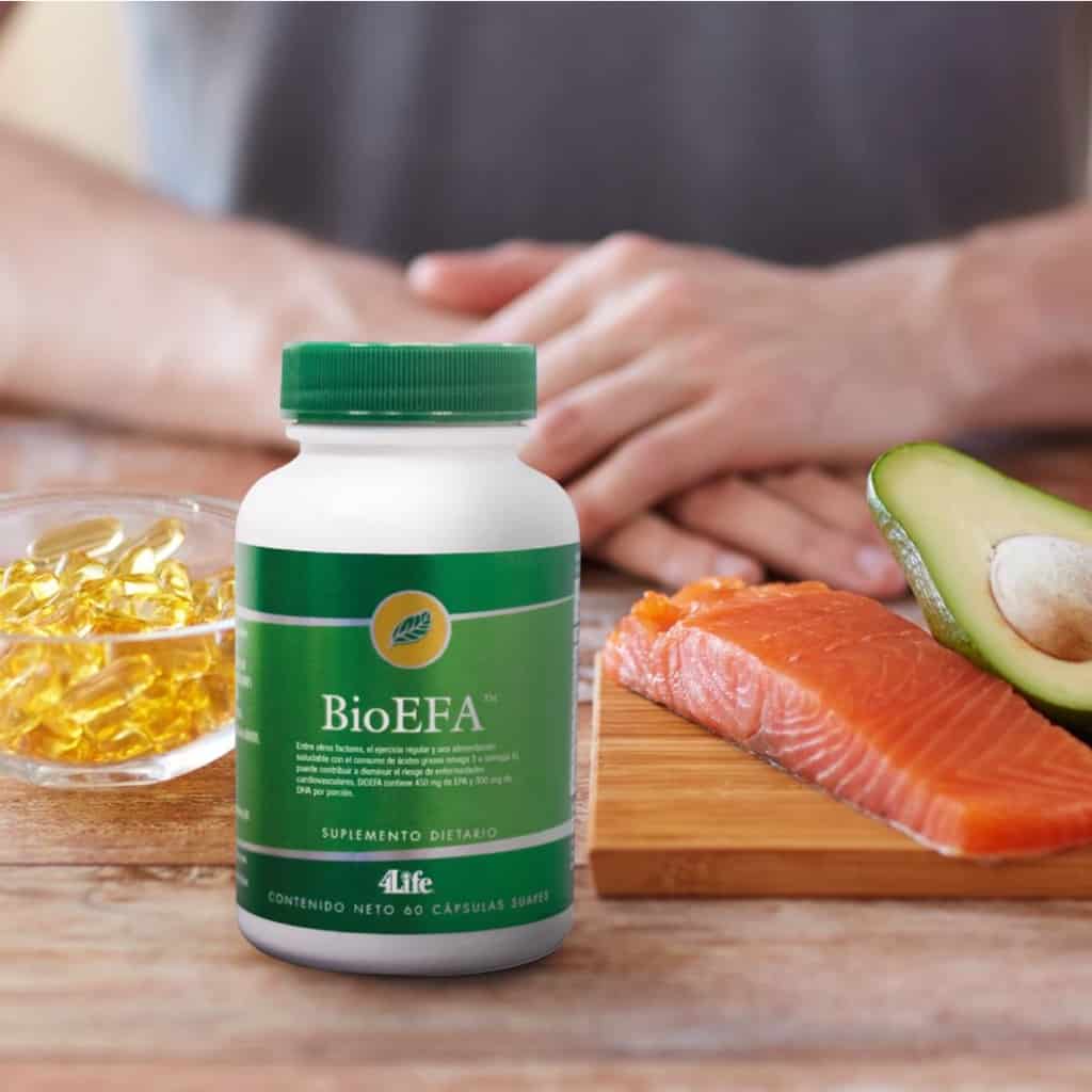 Fuente superior de 4Life de los ácidos grasos esenciales como omega-3 y omega-6 derivados de aceite de linaza, aceite de semilla de cártamo, aceite de semilla de borraja y aceite de pescado