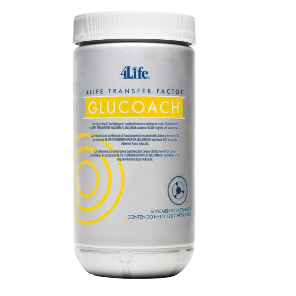 4Life Transfer Factor GluCoach ayuda a tu cuerpo a mantener niveles saludables de glucosa