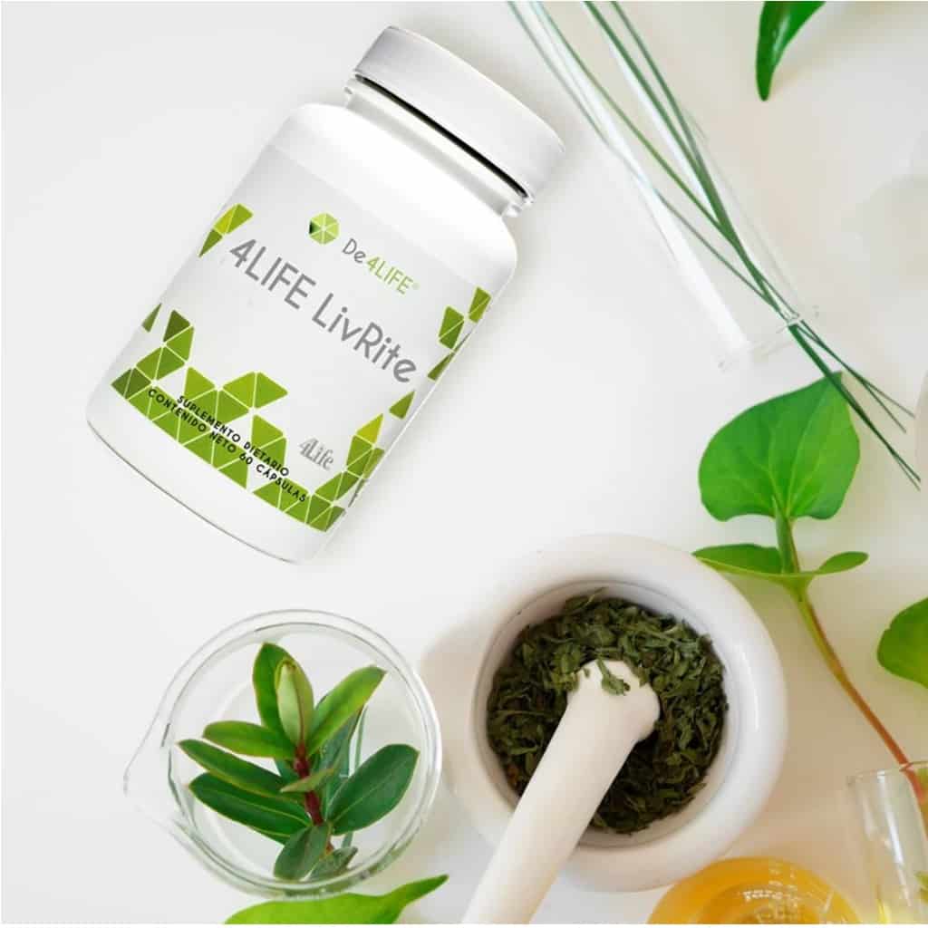LivRite® es una mezcla nutricional y herbal, muy útil para el bienestar del organismo. Combina los beneficios nutricionales del cardo mariano, trébol rojo, diente de león, brocolí y alcachofa