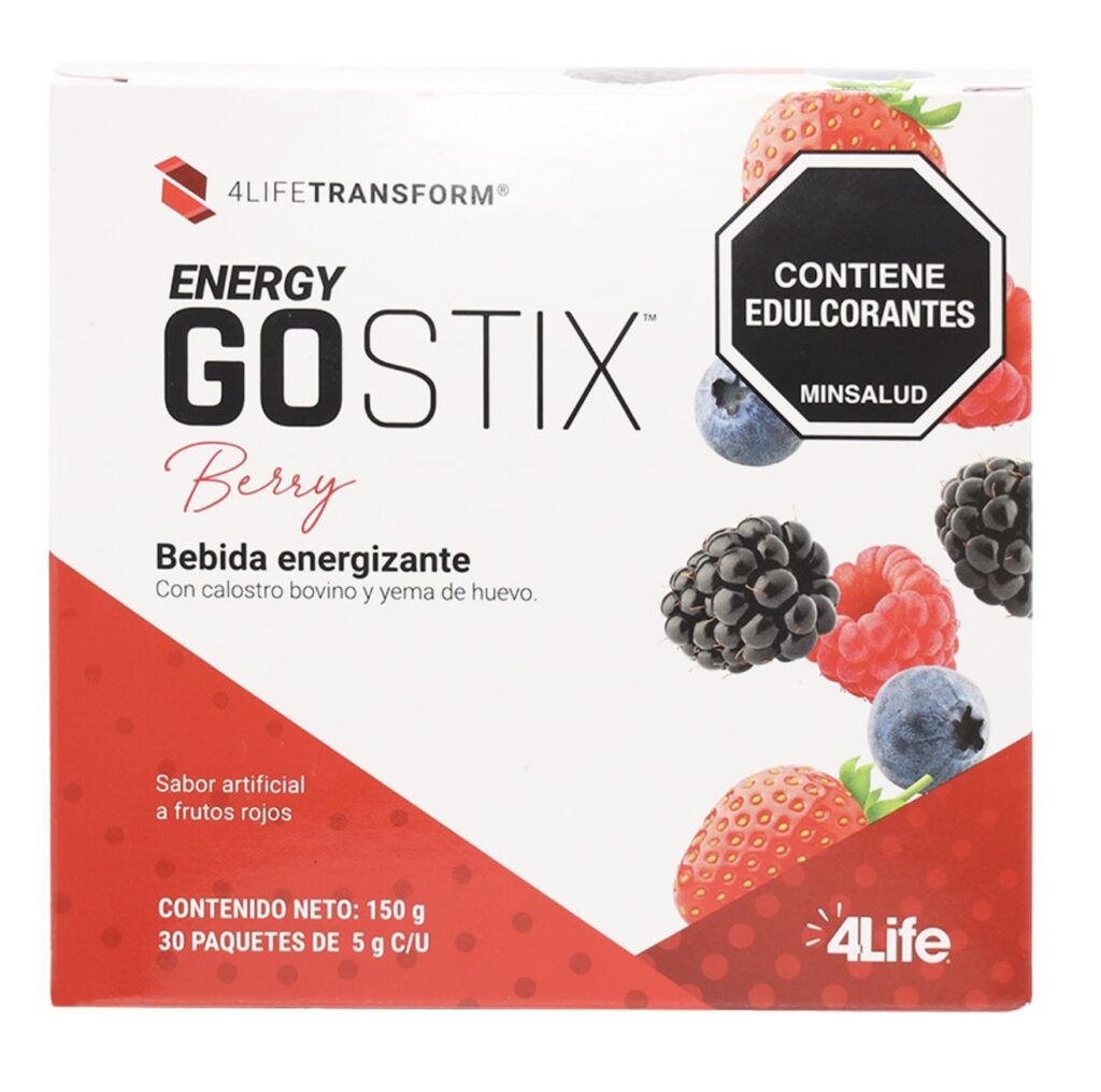 Paquetes cargados con 4Life Transfer Factor® y una mezcla de ingredientes energéticos para llevar contigo