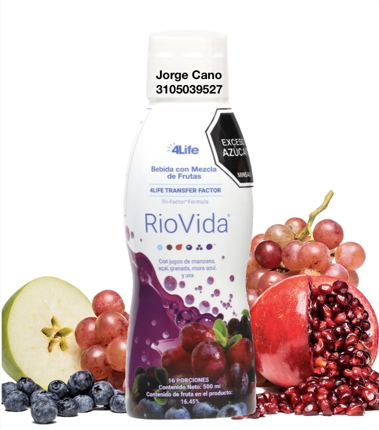 RioVida - Suplemento líquido para apoyo inmune y antioxidante